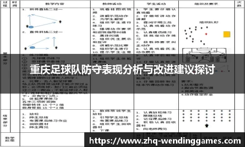 重庆足球队防守表现分析与改进建议探讨